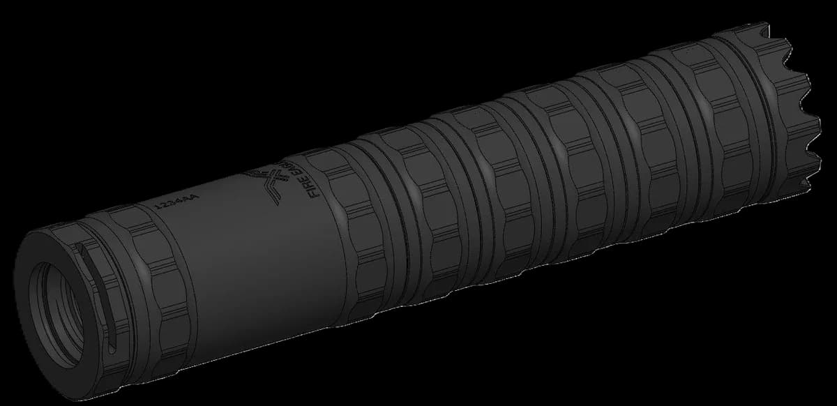 Supressor HUB Mount 300 BLK